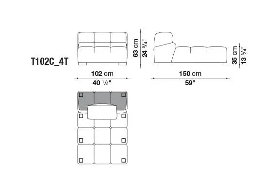Tufty-Time '15 Sofa | B&B Italia | JANGEORGe Interior Design