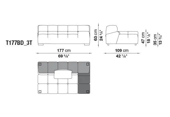 Tufty-Time '15 Sofa | B&B Italia | JANGEORGe Interior Design