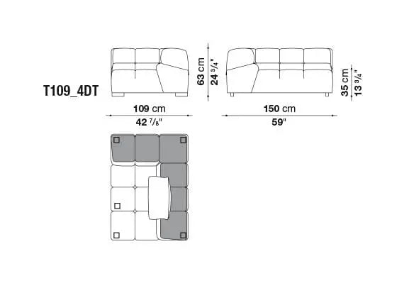 Tufty-Time '15 Sofa | B&B Italia | JANGEORGe Interior Design