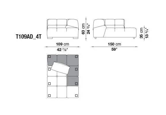 Tufty-Time '15 Sofa | B&B Italia | JANGEORGe Interior Design