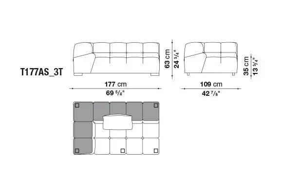 Tufty-Time '15 Sofa | B&B Italia | JANGEORGe Interior Design