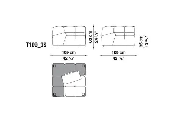 Tufty-Time Sofa | B&B Italia | JANGEORGe Interior Design