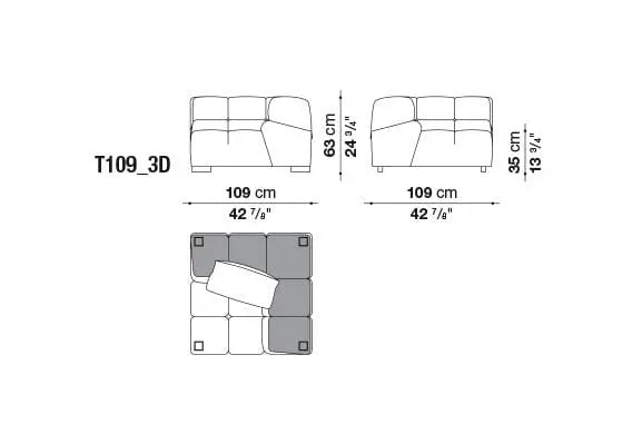 Tufty-Time Sofa | B&B Italia | JANGEORGe Interior Design