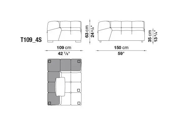 Tufty-Time Sofa | B&B Italia | JANGEORGe Interior Design