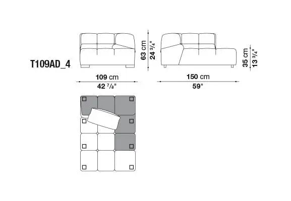 Tufty-Time Sofa | B&B Italia | JANGEORGe Interior Design