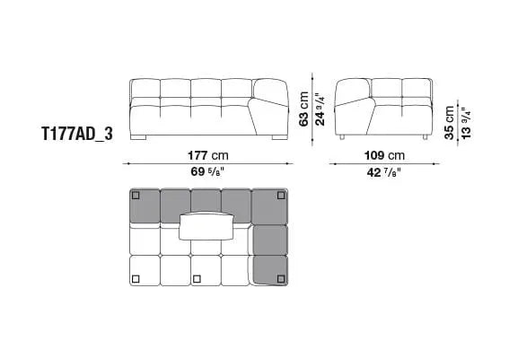 Tufty-Time Sofa | B&B Italia | JANGEORGe Interior Design