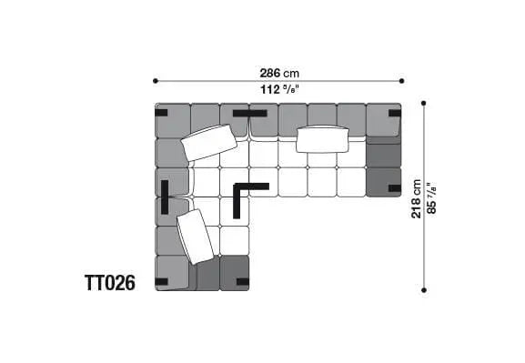 Tufty-Time Sofa | B&B Italia | JANGEORGe Interior Design
