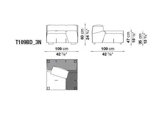 Tufty-Too Sofa | B&B Italia | JANGEORGe Interior Design
