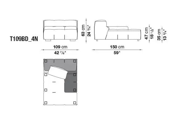 Tufty-Too Sofa | B&B Italia | JANGEORGe Interior Design