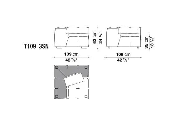 Tufty-Too Sofa | B&B Italia | JANGEORGe Interior Design