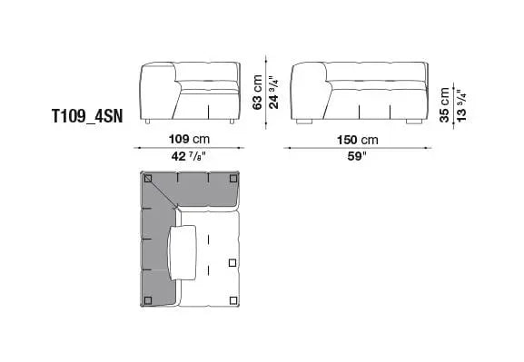 Tufty-Too Sofa | B&B Italia | JANGEORGe Interior Design