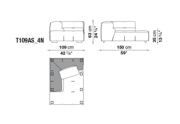 Tufty-Too Sofa | B&B Italia | JANGEORGe Interior Design