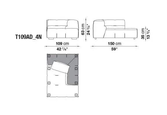 Tufty-Too Sofa | B&B Italia | JANGEORGe Interior Design