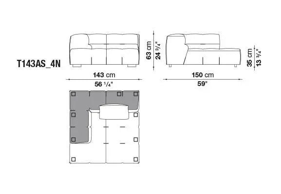 Tufty-Too Sofa | B&B Italia | JANGEORGe Interior Design