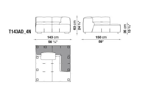 Tufty-Too Sofa | B&B Italia | JANGEORGe Interior Design