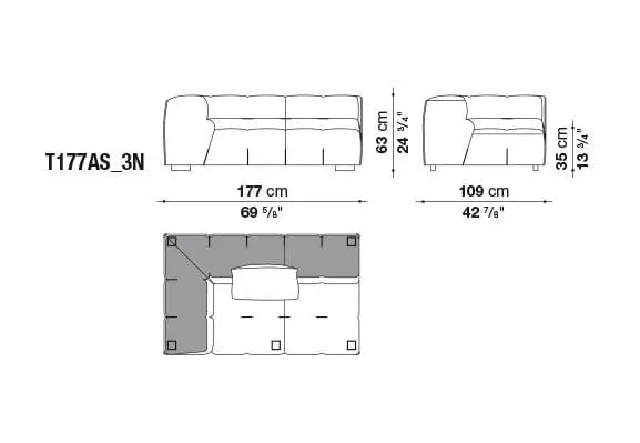 Tufty-Too Sofa | B&B Italia | JANGEORGe Interior Design