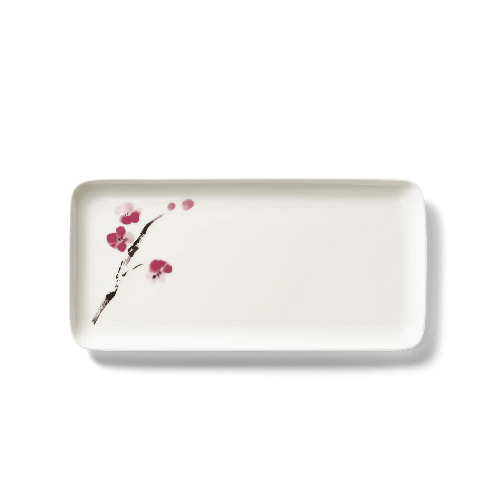 Cherry Blossom - Rectangular Platter 5.9x12.6in | 15x32cm | Dibbern | JANGEORGe Interior Design