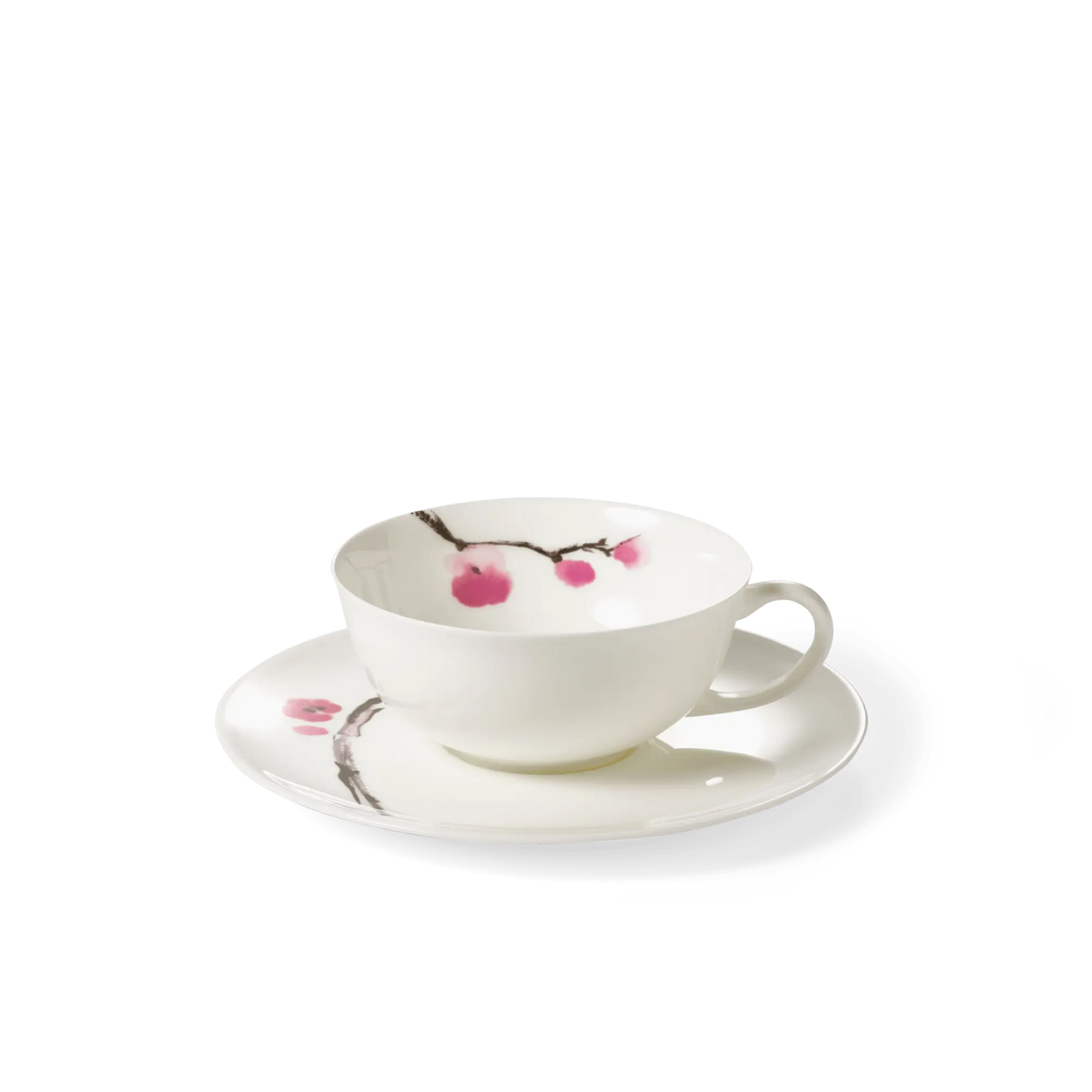 Cherry Blossom - Set - Saucer & Tea Cup 0.2L | Dibbern | JANGEORGe Interior Design