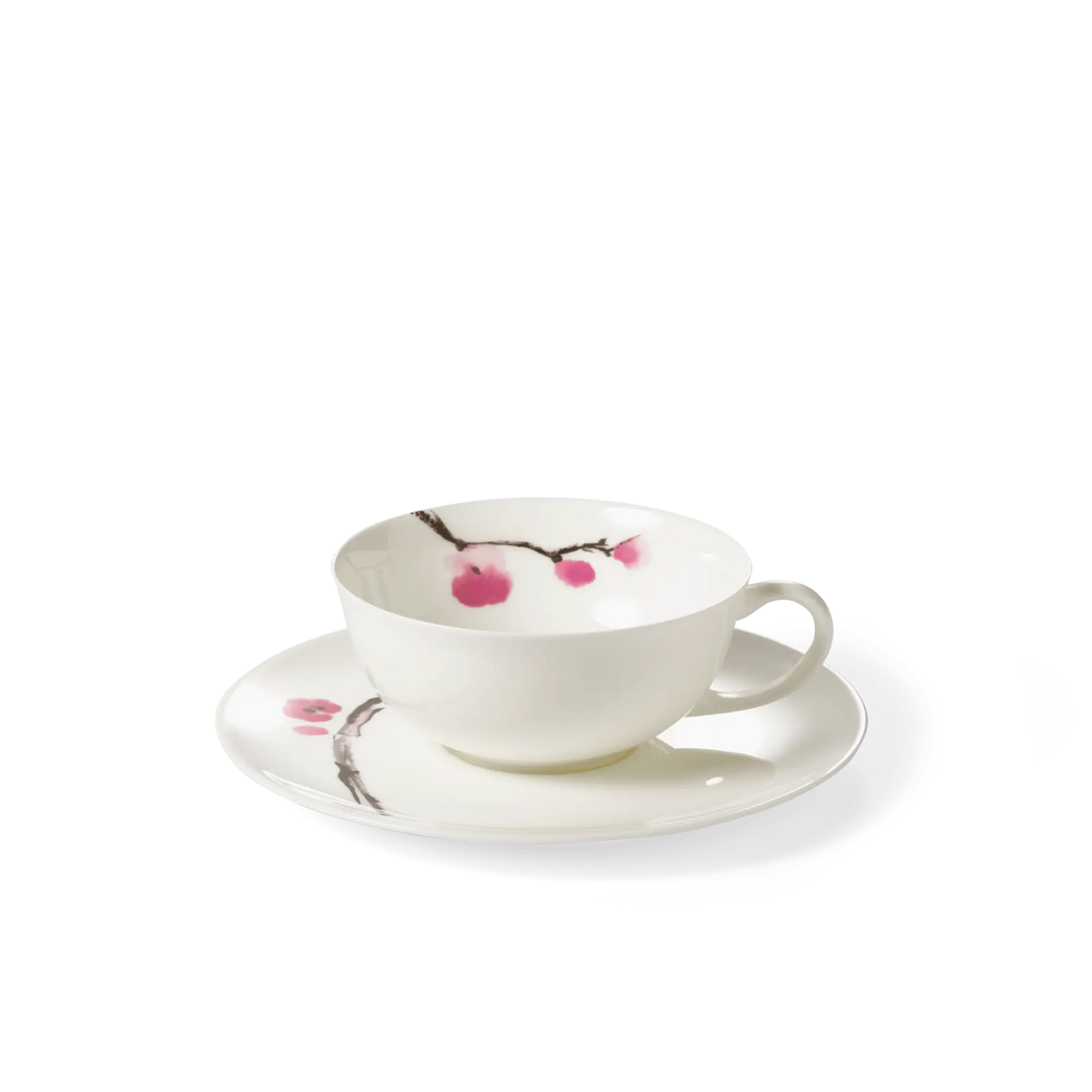 Cherry Blossom - Set - Saucer & Tea Cup 0.2L | Dibbern | JANGEORGe Interior Design