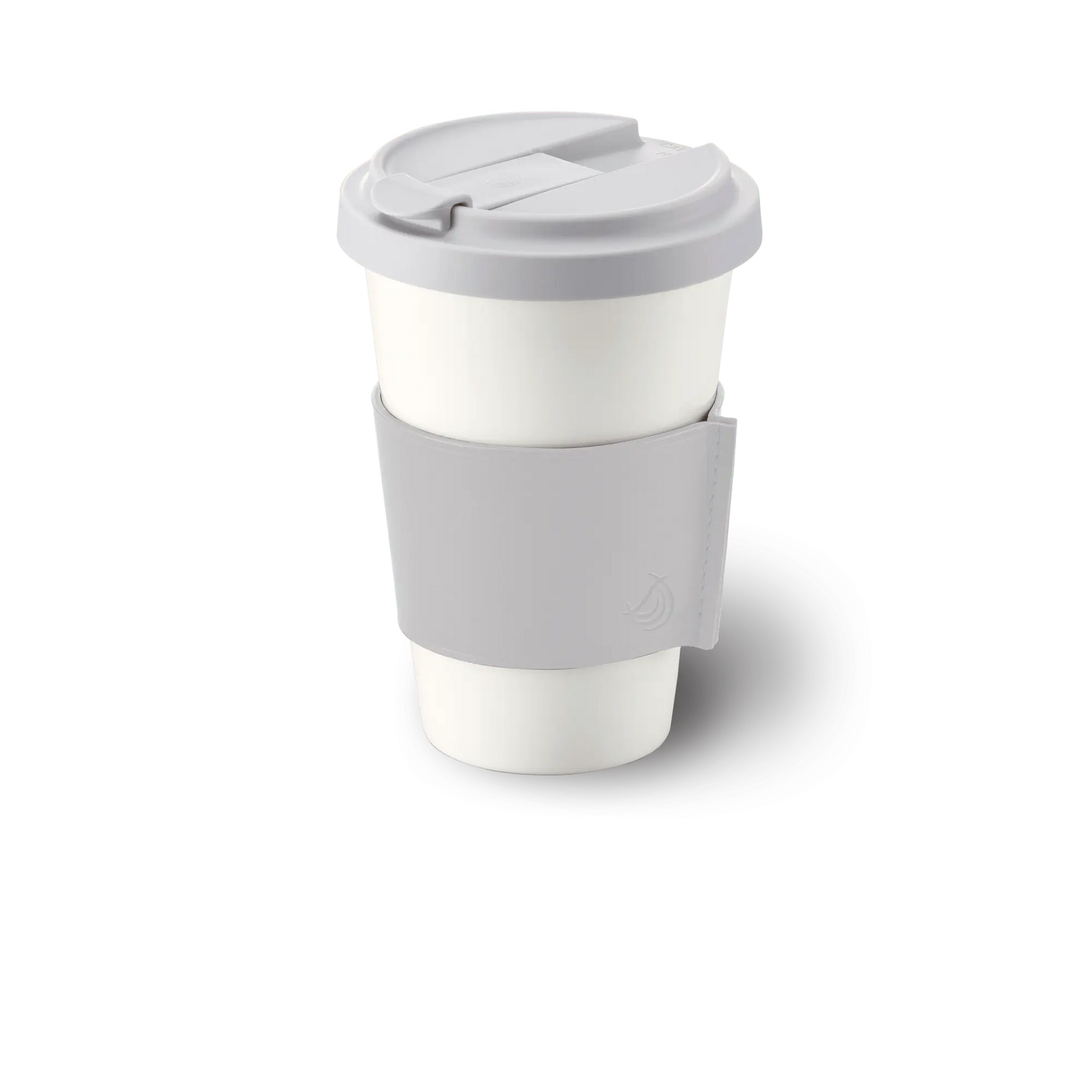 Conical-Cylindrical - Coffee To Go Cup with Leather Sleeve 11.8 fl oz | 0.35L | Dibbern | JANGEORGe Interior Design