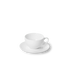 Cross White - Matte White - Set, Espresso Cup 3.7 fl oz | 0.11L & Saucer | Dibbern | JANGEORGe Interior Design