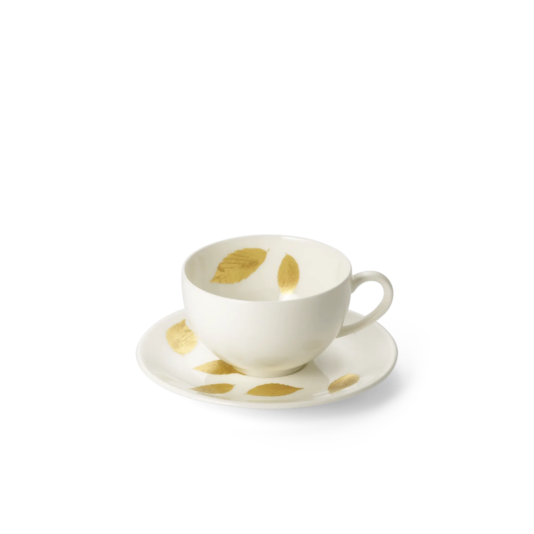 Gold Leaf - Espresso Saucer 0.11L, 4.4in | 11.3cm (Ø) | Dibbern | JANGEORGe Interior Design
