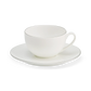 Platin Line - Grand Saucer 7.4in | 18.8cm Ø | Dibbern | JANGEORGe Interior Design