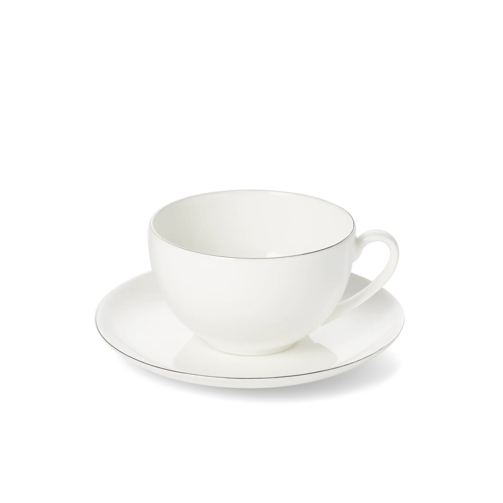 Platin Line - Set - Coffee Cup 8.5 fl oz | 0.25L & Saucer | Dibbern | JANGEORGe Interior Design