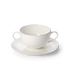 Platin Line - Set - Soup Cup 10.8 fl oz | 0.32L & Saucer | Dibbern | JANGEORGe Interior Design