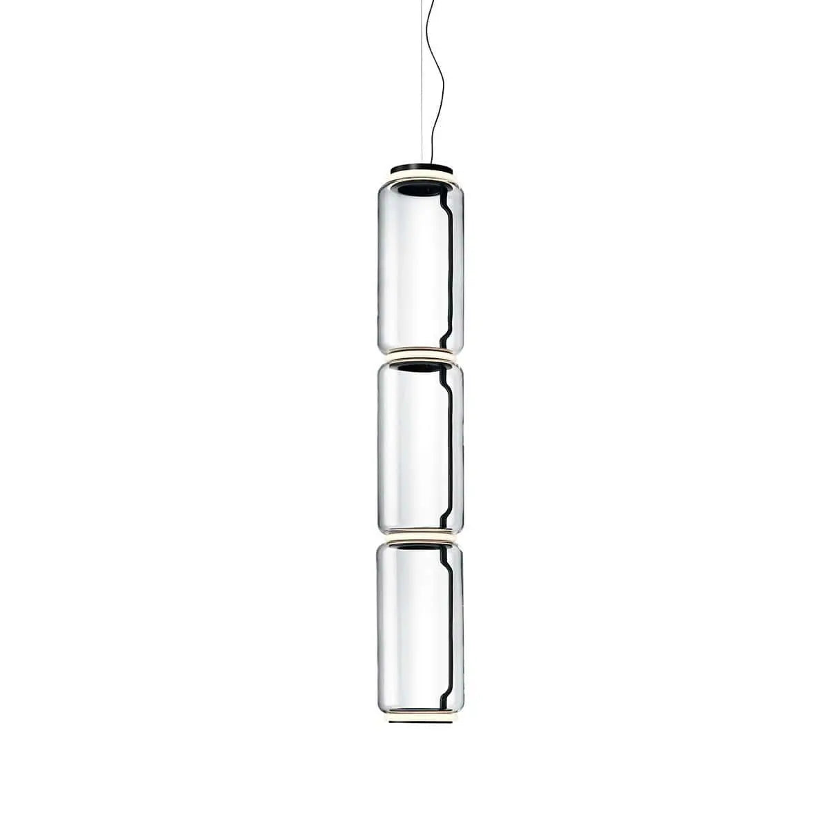Noctambule Pendant with Low Cylinders | Flos | JANGEORGe Interior Design