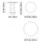 InOut 838 Round Table | Gervasoni | JANGEORGe Interior Design