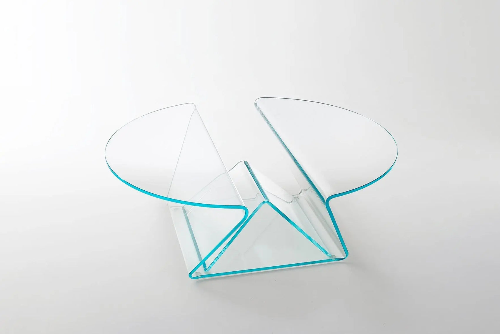 Plissé Low Glass Table | Glas Italia | JANGEORGe Interior Design