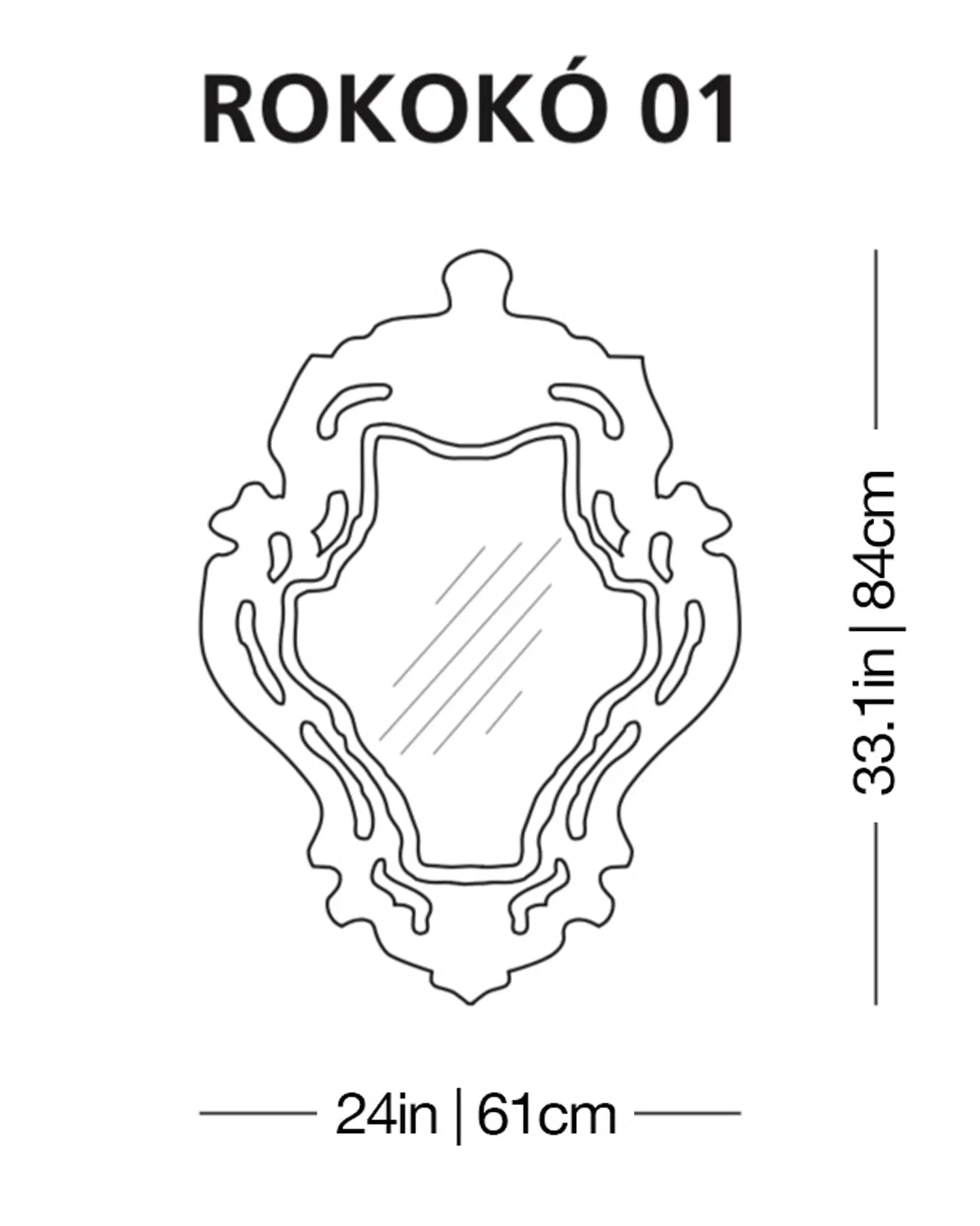 Rokokó Mirror | Glas Italia | JANGEORGe Interior Design