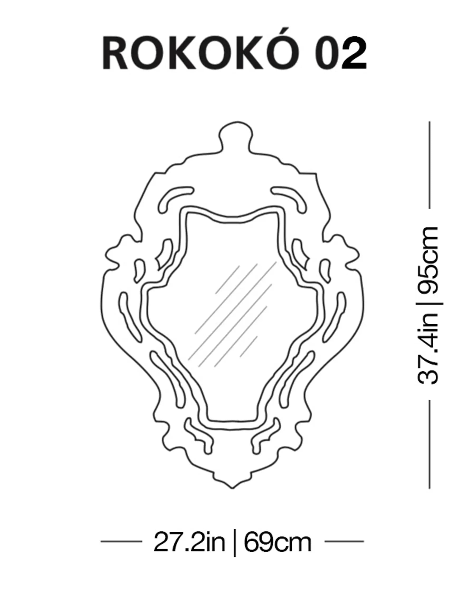 Rokokó Mirror | Glas Italia | JANGEORGe Interior Design