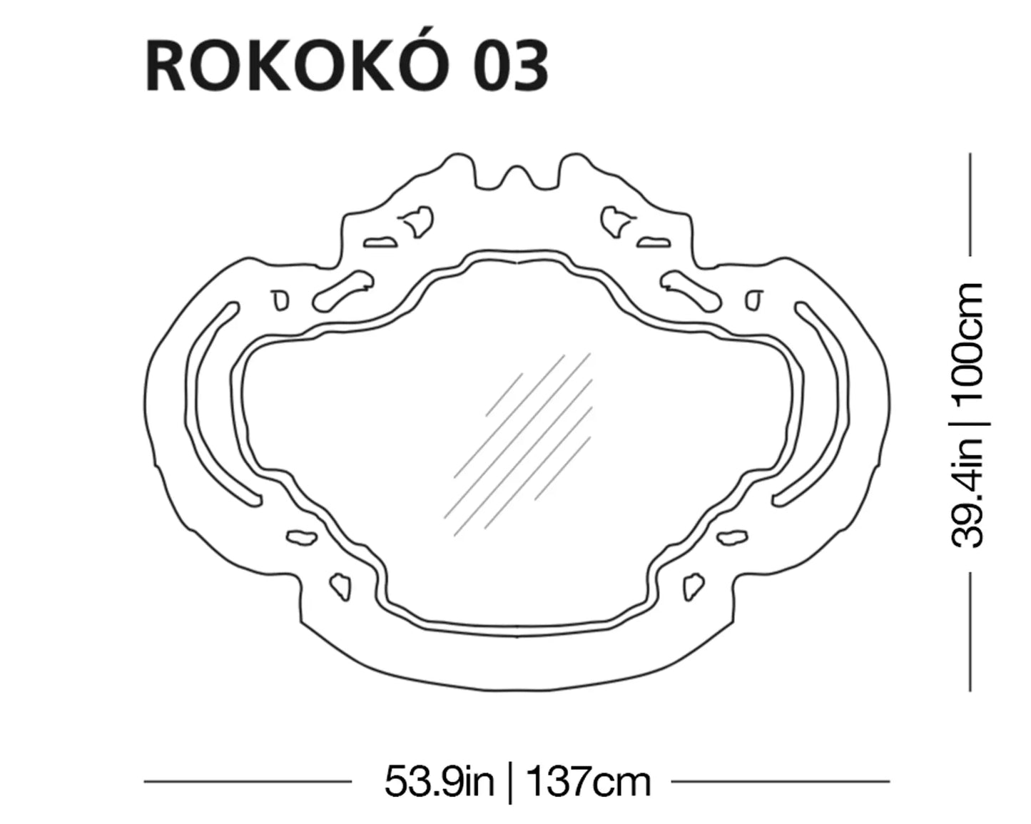 Rokokó Mirror | Glas Italia | JANGEORGe Interior Design