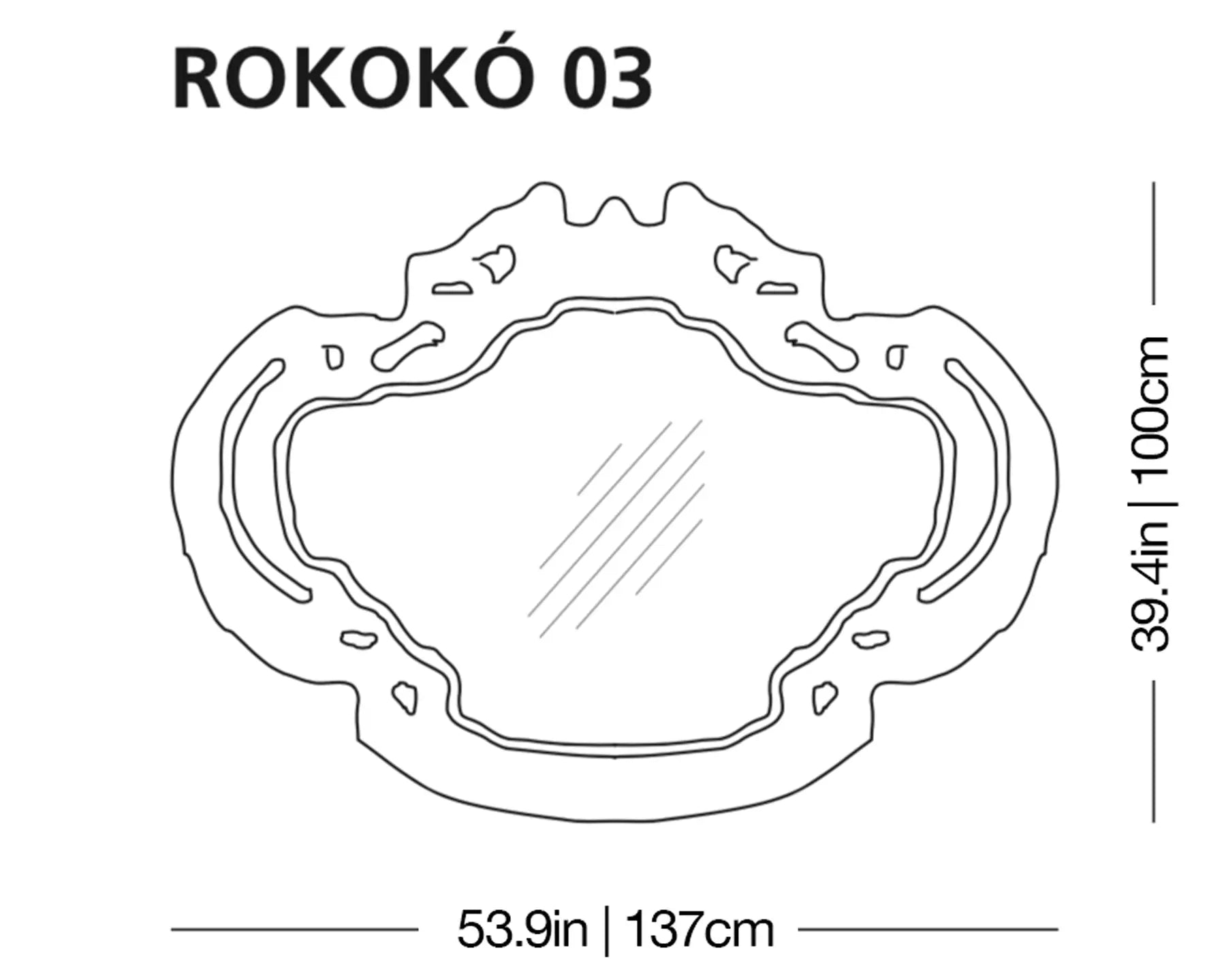 Rokokó Mirror | Glas Italia | JANGEORGe Interior Design