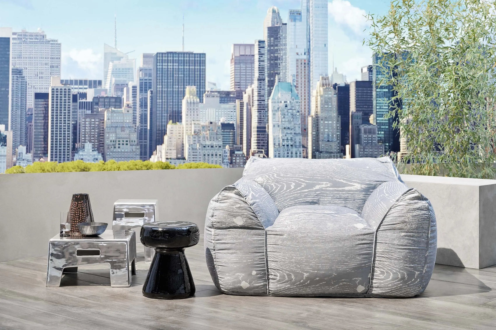 InOut 44 Ceramic Side Table / Ottoman | Gervasoni | JANGEORGe Interior Design