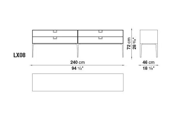 Alcor Consoles Storage Unit | Maxalto | JANGEORGe Interior Design