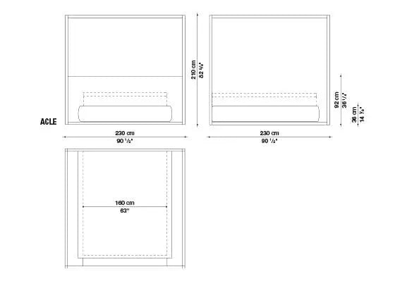 Alcova Bed | Maxalto | JANGEORGe Interior Design