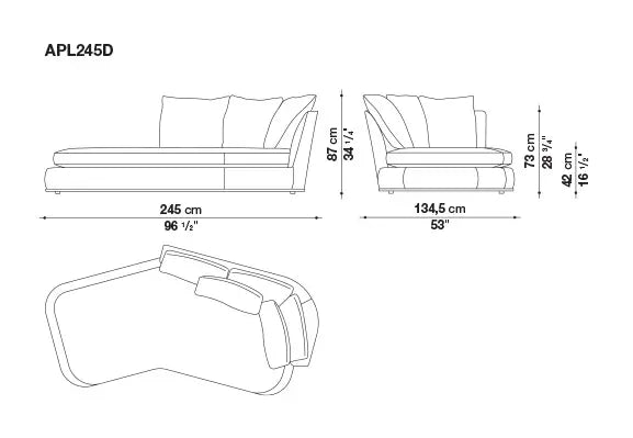 Apollo Sofa | Maxalto | JANGEORGe Interior Design