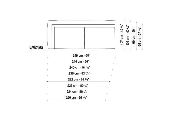 Lucrezia "To Size" Sofa | Maxalto | JANGEORGe Interior Design