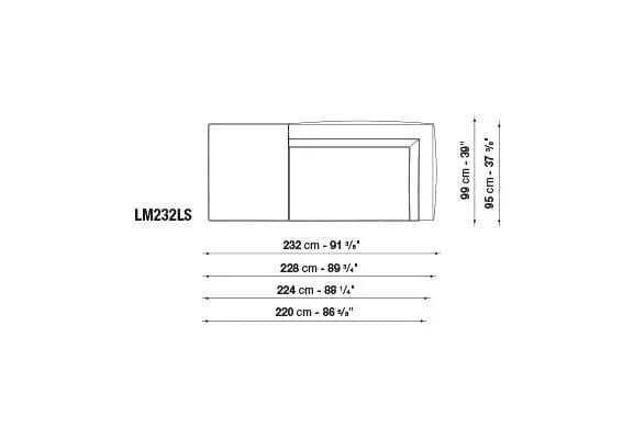 Lucrezia "To Size" Sofa | Maxalto | JANGEORGe Interior Design
