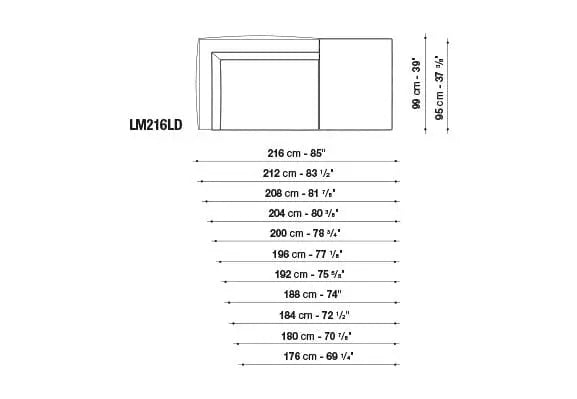 Lucrezia "To Size" Sofa | Maxalto | JANGEORGe Interior Design