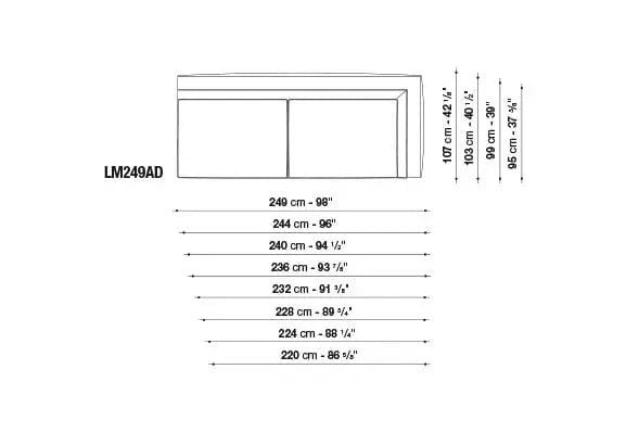 Lucrezia "To Size" Sofa | Maxalto | JANGEORGe Interior Design
