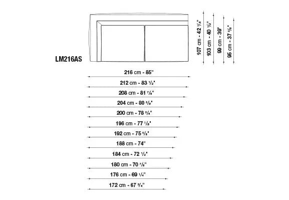 Lucrezia "To Size" Sofa | Maxalto | JANGEORGe Interior Design