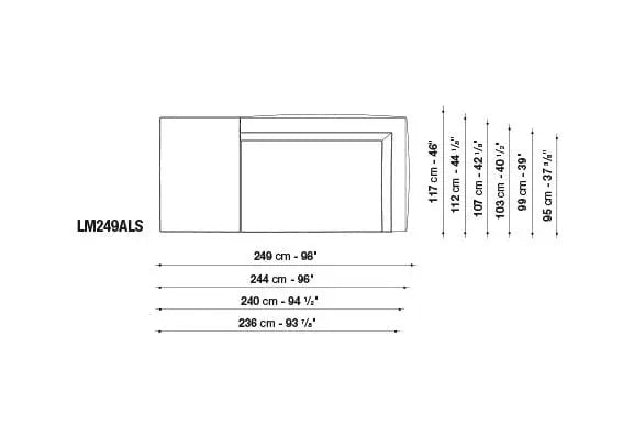 Lucrezia "To Size" Sofa | Maxalto | JANGEORGe Interior Design