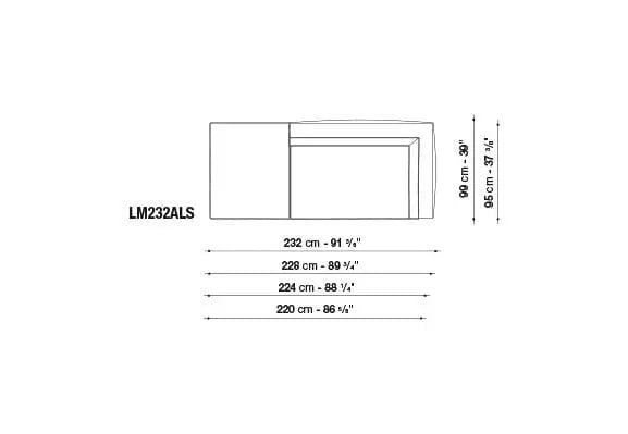 Lucrezia "To Size" Sofa | Maxalto | JANGEORGe Interior Design