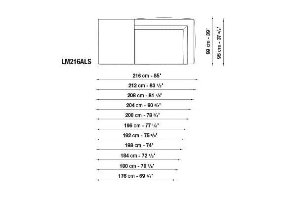 Lucrezia "To Size" Sofa | Maxalto | JANGEORGe Interior Design