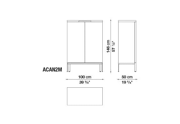Mida Storage Unit | Maxalto | JANGEORGe Interior Design