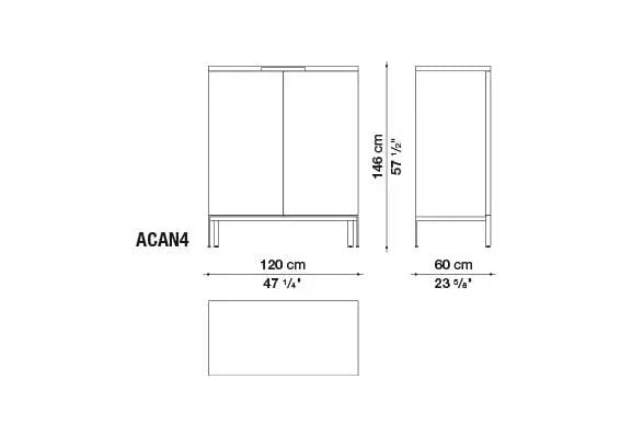 Mida Storage Unit | Maxalto | JANGEORGe Interior Design